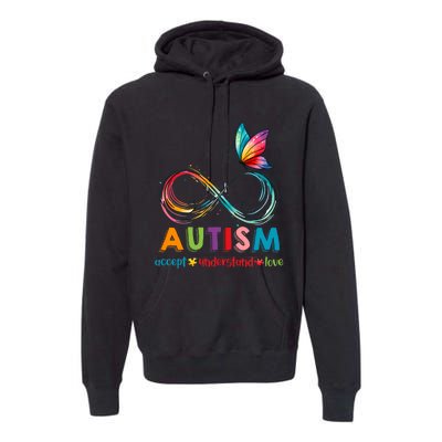 Autism Awareness Acceptance Infinity Symbol Premium Hoodie