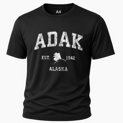 Adak Alaska Ak Vintage Athletic Sports Design Performance Shirt