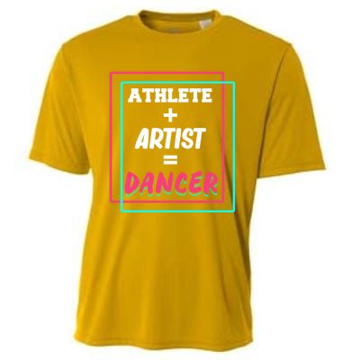 Athlete And Artist Equals Dancer Dance Dancing Day Graphic Gift Cooling Performance Crew T-Shirt