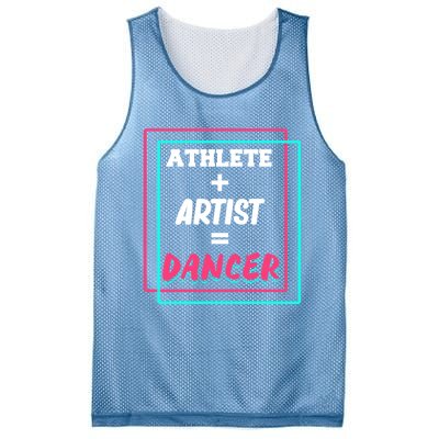 Athlete And Artist Equals Dancer Dance Dancing Day Graphic Gift Mesh Reversible Basketball Jersey Tank