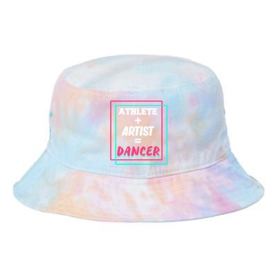 Athlete And Artist Equals Dancer Dance Dancing Day Graphic Gift Tie Dye Newport Bucket Hat