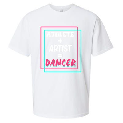 Athlete And Artist Equals Dancer Dance Dancing Day Graphic Gift Sueded Cloud Jersey T-Shirt