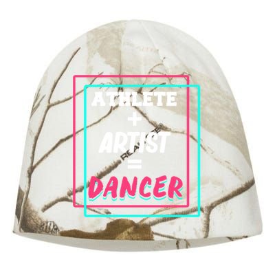 Athlete And Artist Equals Dancer Dance Dancing Day Graphic Gift Kati - Camo Knit Beanie