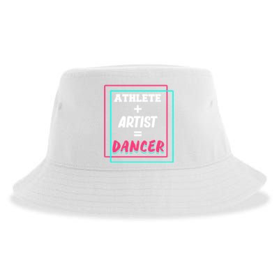 Athlete And Artist Equals Dancer Dance Dancing Day Graphic Gift Sustainable Bucket Hat