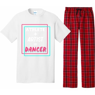 Athlete And Artist Equals Dancer Dance Dancing Day Graphic Gift Pajama Set