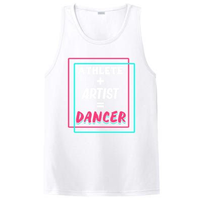 Athlete And Artist Equals Dancer Dance Dancing Day Graphic Gift PosiCharge Competitor Tank