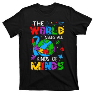 Autism Awareness All Kinds Of Minds T-Shirt