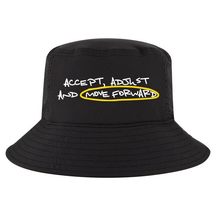 Accept Adjust And Move Forward Cool Comfort Performance Bucket Hat