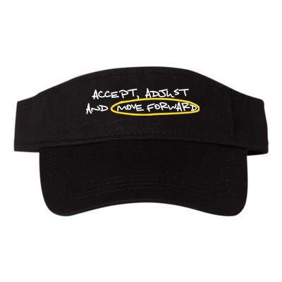 Accept Adjust And Move Forward Valucap Bio-Washed Visor