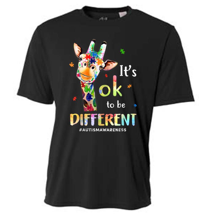 Autism Awareness Acceptance Its Ok To Be Different Cooling Performance Crew T-Shirt