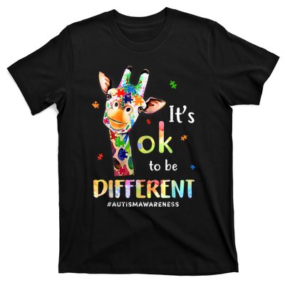 Autism Awareness Acceptance Its Ok To Be Different T-Shirt