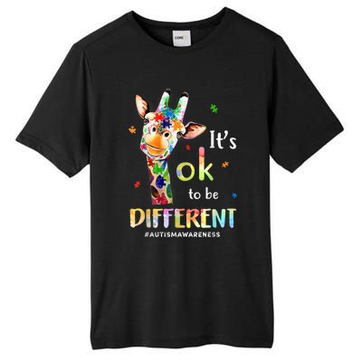 Autism Awareness Acceptance Its Ok To Be Different Tall Fusion ChromaSoft Performance T-Shirt