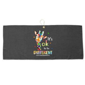 Autism Awareness Acceptance Its Ok To Be Different Large Microfiber Waffle Golf Towel