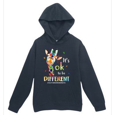 Autism Awareness Acceptance Its Ok To Be Different Urban Pullover Hoodie