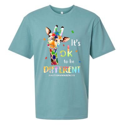 Autism Awareness Acceptance Its Ok To Be Different Sueded Cloud Jersey T-Shirt