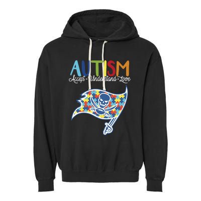 Autism Awareness Accept Understand Love Garment-Dyed Fleece Hoodie