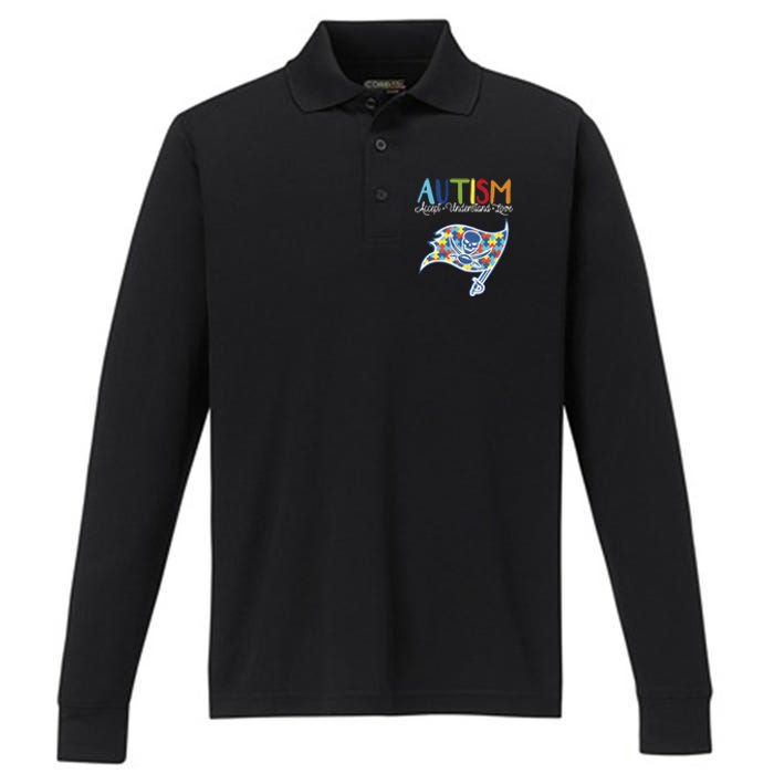 Autism Awareness Accept Understand Love Performance Long Sleeve Polo