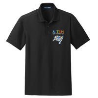 Autism Awareness Accept Understand Love Dry Zone Grid Polo