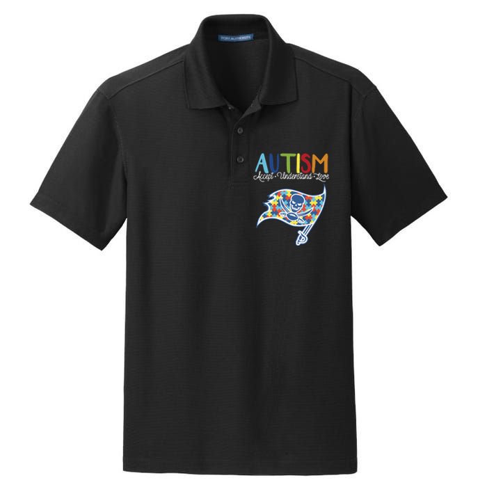 Autism Awareness Accept Understand Love Dry Zone Grid Polo