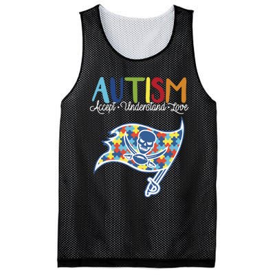 Autism Awareness Accept Understand Love Mesh Reversible Basketball Jersey Tank