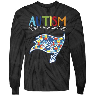 Autism Awareness Accept Understand Love Tie-Dye Long Sleeve Shirt