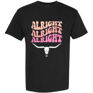 Alright Alright Alright Texas Bull Texas Pride State Usa Garment-Dyed Heavyweight T-Shirt