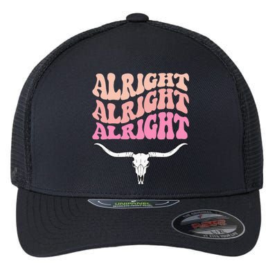 Alright Alright Alright Texas Bull Texas Pride State Usa Flexfit Unipanel Trucker Cap