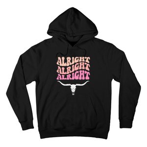 Alright Alright Alright Texas Bull Texas Pride State Usa Hoodie