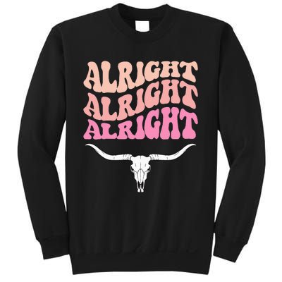 Alright Alright Alright Texas Bull Texas Pride State Usa Sweatshirt