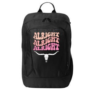 Alright Alright Alright Texas Bull Texas Pride State Usa City Backpack