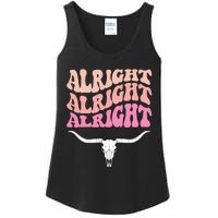 Alright Alright Alright Texas Bull Texas Pride State Usa Ladies Essential Tank