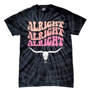 Alright Alright Alright Texas Bull Texas Pride State Usa Tie-Dye T-Shirt