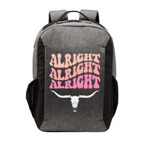 Alright Alright Alright Texas Bull Texas Pride State Usa Vector Backpack