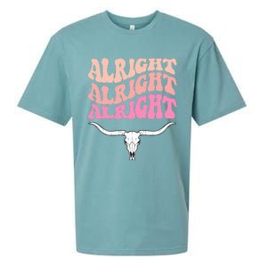 Alright Alright Alright Texas Bull Texas Pride State Usa Sueded Cloud Jersey T-Shirt