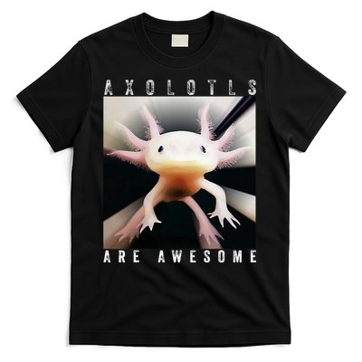 Axolotls Are Awesome Cutesy Pi.nk Axolotl Who Loves Axolotl T-Shirt