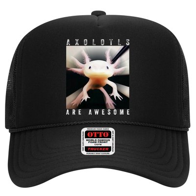 Axolotls Are Awesome Cutesy Pi.nk Axolotl Who Loves Axolotl Trucker Hat