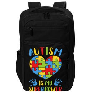 Autistic Autism Awareness  Autism Is My Superpower Impact Tech Backpack