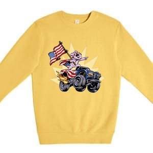 American Axolotl Animal Premium Crewneck Sweatshirt