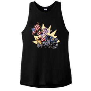 American Axolotl Animal Ladies PosiCharge Tri-Blend Wicking Tank