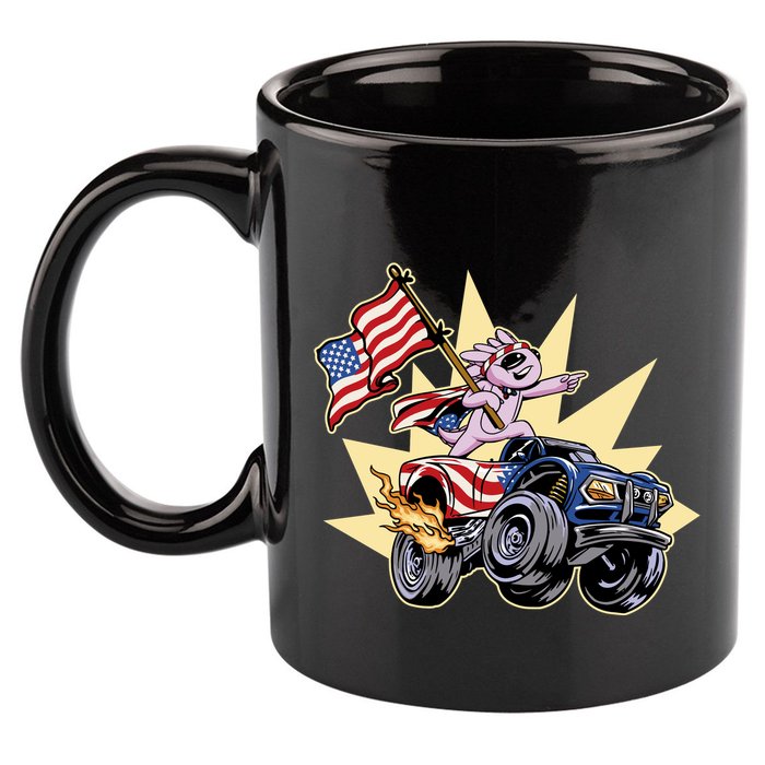 American Axolotl Animal 11oz C Handle Ceramic Mug
