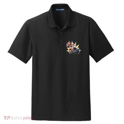 American Axolotl Animal Dry Zone Grid Polo
