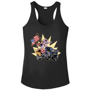 American Axolotl Animal Ladies PosiCharge Competitor Racerback Tank