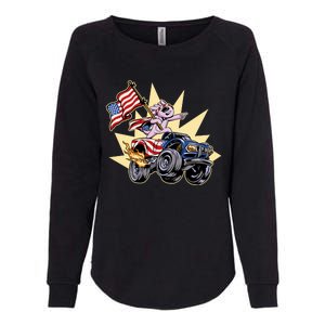 American Axolotl Animal Womens California Wash Sweatshirt