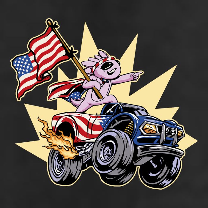 American Axolotl Animal Trucker Hat