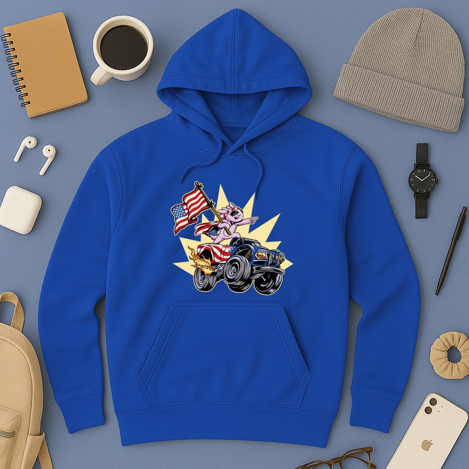 American Axolotl Animal Hoodie