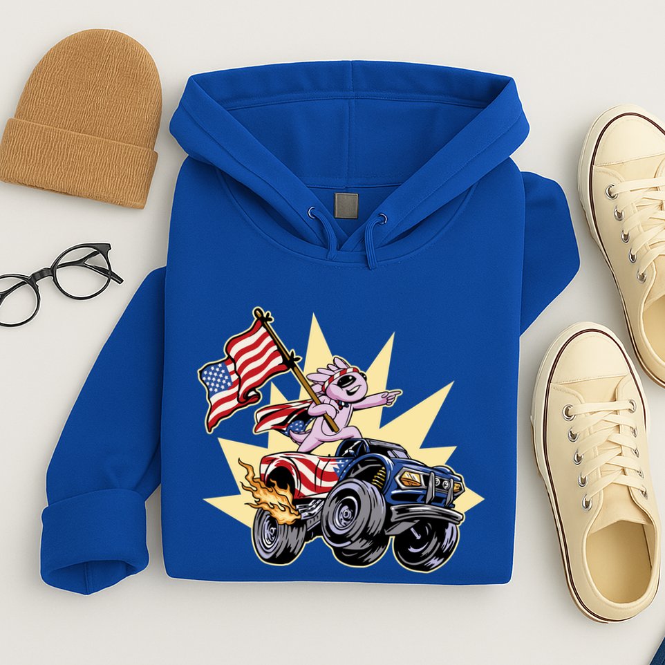 American Axolotl Animal Hoodie