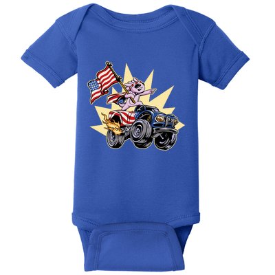 American Axolotl Animal Baby Bodysuit