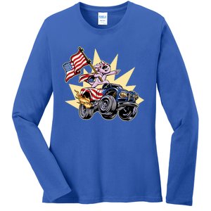 American Axolotl Animal Ladies Long Sleeve Shirt