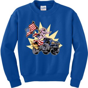 American Axolotl Animal Kids Sweatshirt