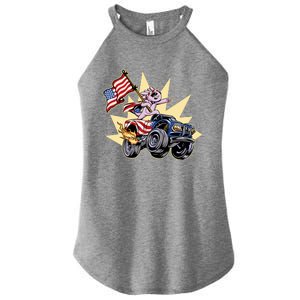 American Axolotl Animal Women's Perfect Tri Rocker Tank